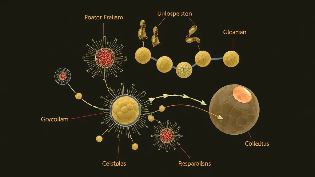 A highly detailed, technical and scientific illustration of
